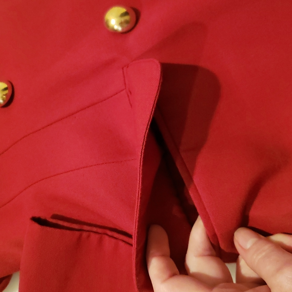 Kasper - Red - long sleeve dress, size 10 - Picture 11 of 12